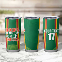 Custom Lithuania Basketball Tumbler Cup Hoops Reach For the Sky