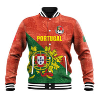 Custom Portugal Football Baseball Jacket Sporty Style