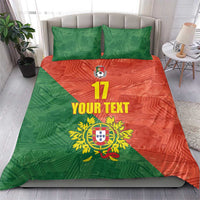 Custom Portugal Football Bedding Set Sporty Style