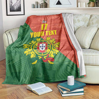 Custom Portugal Football Blanket Sporty Style