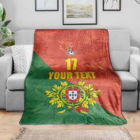 Custom Portugal Football Blanket Sporty Style