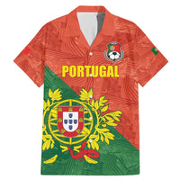 Custom Portugal Football Family Matching Mermaid Dress and Hawaiian Shirt Sporty Style