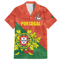 Custom Portugal Football Family Matching Puletasi and Hawaiian Shirt Sporty Style