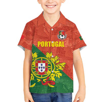 Custom Portugal Football Family Matching Tank Maxi Dress and Hawaiian Shirt Sporty Style
