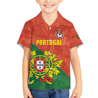 Custom Portugal Football Hawaiian Shirt Sporty Style