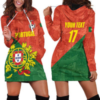 Custom Portugal Football Hoodie Dress Sporty Style