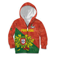 Custom Portugal Football Kid Hoodie Sporty Style