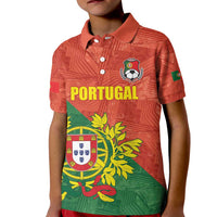 Custom Portugal Football Kid Polo Shirt Sporty Style