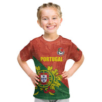 Custom Portugal Football Kid T Shirt Sporty Style