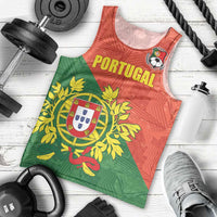 Custom Portugal Football Men Tank Top Sporty Style