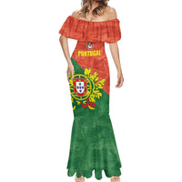 Custom Portugal Football Mermaid Dress Sporty Style