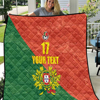 Custom Portugal Football Quilt Sporty Style