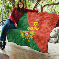 Custom Portugal Football Quilt Sporty Style