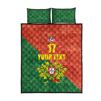 Custom Portugal Football Quilt Bed Set Sporty Style
