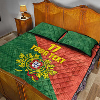 Custom Portugal Football Quilt Bed Set Sporty Style