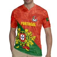 Custom Portugal Football Rugby Jersey Sporty Style
