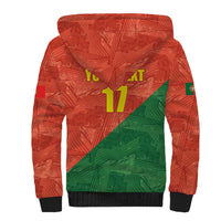 Custom Portugal Football Sherpa Hoodie Sporty Style