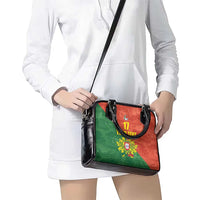 Custom Portugal Football Shoulder Handbag Sporty Style