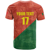 Custom Portugal Football T Shirt Sporty Style
