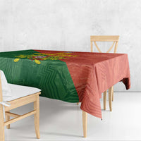 Custom Portugal Football Tablecloth Sporty Style