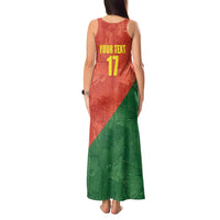 Custom Portugal Football Tank Maxi Dress Sporty Style