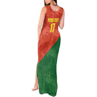 Custom Portugal Football Tank Maxi Dress Sporty Style