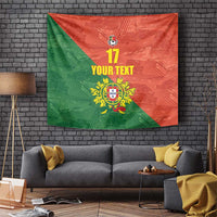 Custom Portugal Football Tapestry Sporty Style