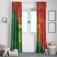 Custom Portugal Football Window Curtain Sporty Style