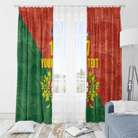 Custom Portugal Football Window Curtain Sporty Style