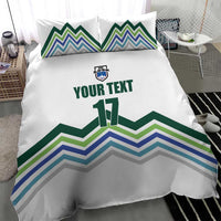 Custom Slovenia Football Bedding Set Sporty Style