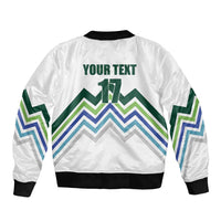 Custom Slovenia Football Bomber Jacket Sporty Style