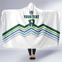 Custom Slovenia Football Hooded Blanket Sporty Style