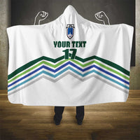 Custom Slovenia Football Hooded Blanket Sporty Style