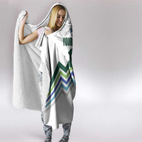 Custom Slovenia Football Hooded Blanket Sporty Style