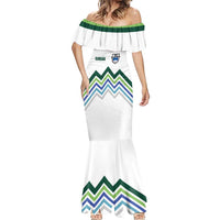 Custom Slovenia Football Mermaid Dress Sporty Style