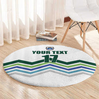 Custom Slovenia Football Round Carpet Sporty Style