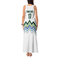 Custom Slovenia Football Tank Maxi Dress Sporty Style