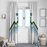 Custom Slovenia Football Window Curtain Sporty Style