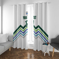 Custom Slovenia Football Window Curtain Sporty Style