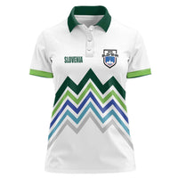 Custom Slovenia Football Women Polo Shirt Sporty Style