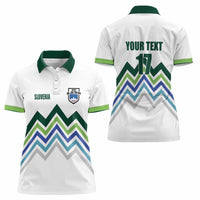 Custom Slovenia Football Women Polo Shirt Sporty Style