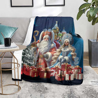 Russia Ded Moroz and Snegurochka Blanket Orthodox Christmas Slavic Mythology