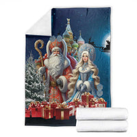 Russia Ded Moroz and Snegurochka Blanket Orthodox Christmas Slavic Mythology