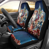 Russia Ded Moroz and Snegurochka Car Seat Cover Orthodox Christmas Slavic Mythology LT17 - Wonder Print Shop