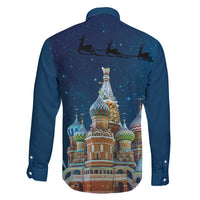 Russia Ded Moroz and Snegurochka Family Matching Long Sleeve Bodycon Dress and Hawaiian Shirt Orthodox Christmas Slavic Mythology LT17 - Wonder Print Shop