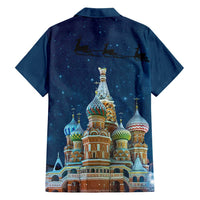 Russia Ded Moroz and Snegurochka Family Matching Off Shoulder Maxi Dress and Hawaiian Shirt Orthodox Christmas Slavic Mythology LT17 - Wonder Print Shop