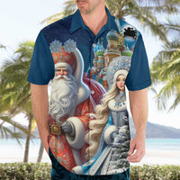Russia Ded Moroz and Snegurochka Hawaiian Shirt Orthodox Christmas Slavic Mythology LT17 - Wonder Print Shop