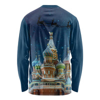 Russia Ded Moroz and Snegurochka Long Sleeve Shirt Orthodox Christmas Slavic Mythology LT17 - Wonder Print Shop