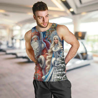 Russia Ded Moroz and Snegurochka Men Tank Top Orthodox Christmas Slavic Mythology LT17 - Wonder Print Shop