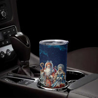 Russia Ded Moroz and Snegurochka Tumbler Cup Orthodox Christmas Slavic Mythology LT17 - Wonder Print Shop